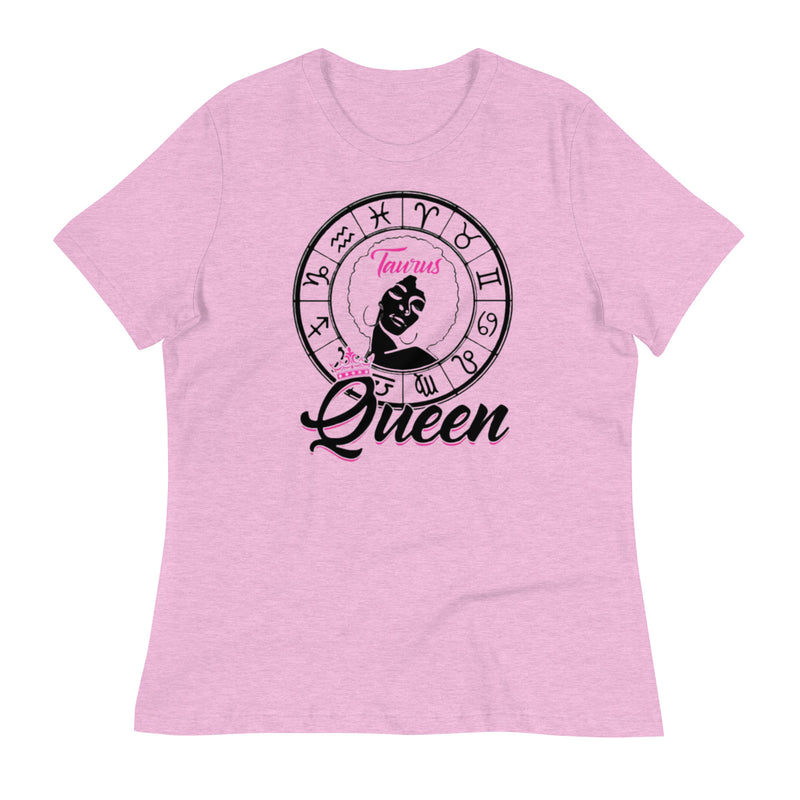 Taurus Queen Black Women's Relaxed T-Shirt