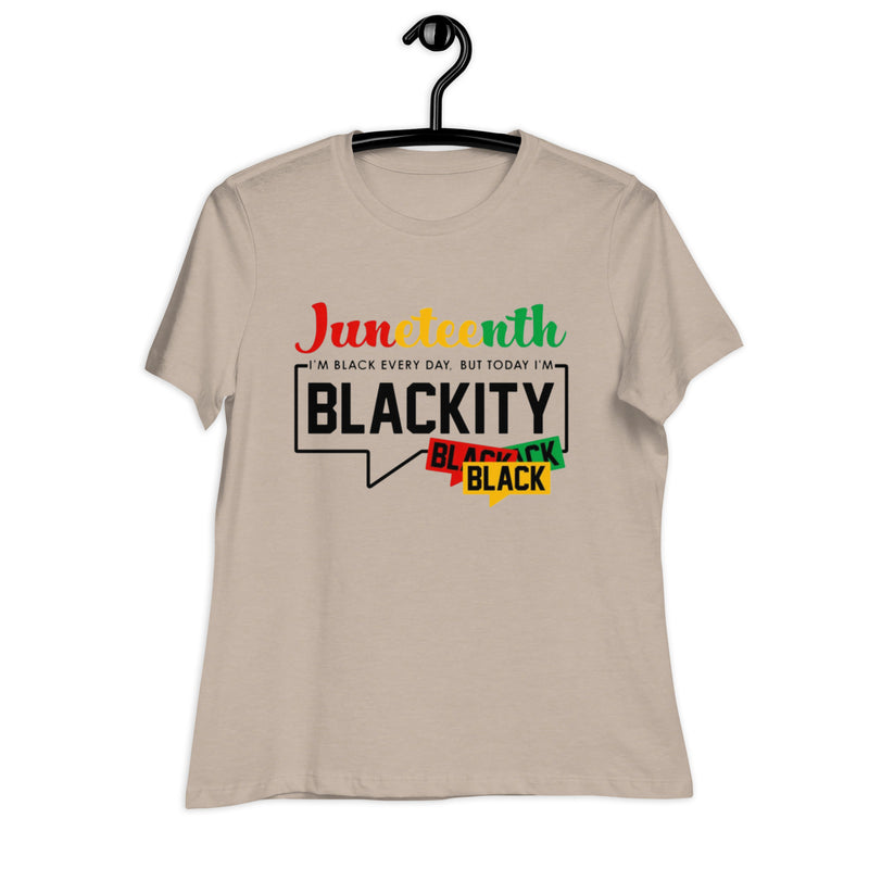 Blackity Black Women's Relaxed T-Shirt