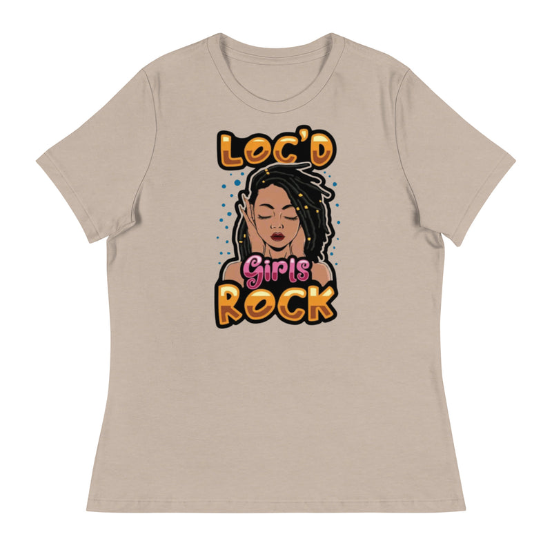 Loc'd Girls Rock Women's Relaxed T-Shirt