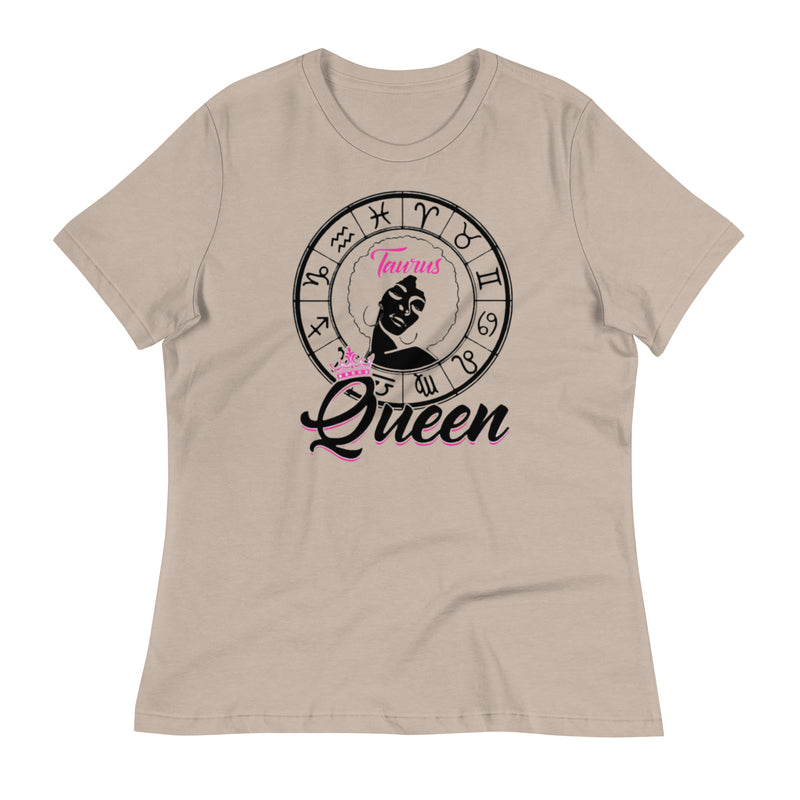 Taurus Queen Black Women's Relaxed T-Shirt