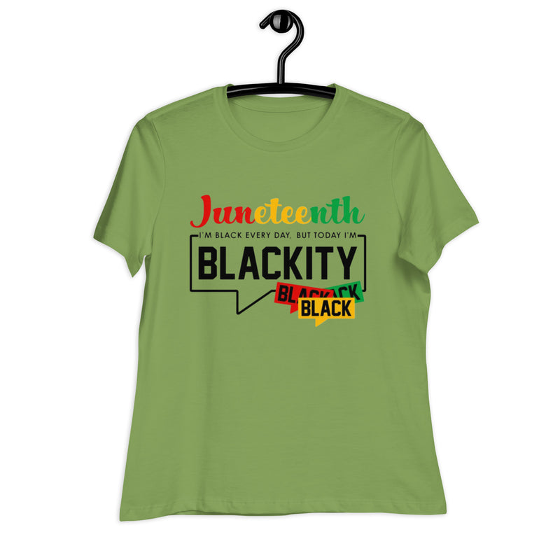 Blackity Black Women's Relaxed T-Shirt