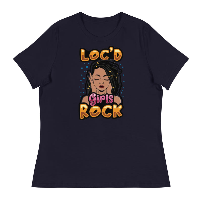 Loc'd Girls Rock Women's Relaxed T-Shirt