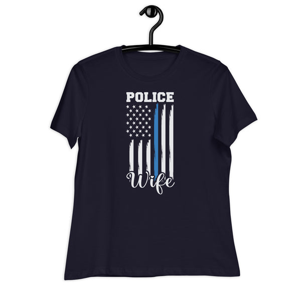 Police Wife Women's Relaxed T-Shirt