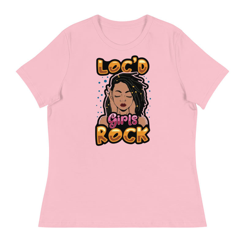 Loc'd Girls Rock Women's Relaxed T-Shirt