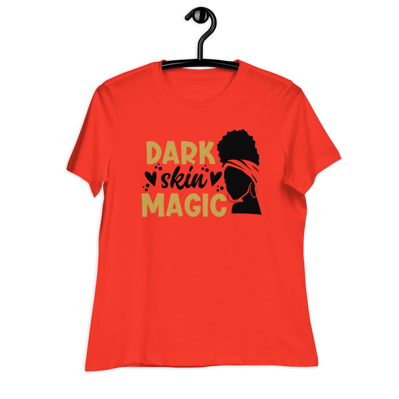 dark skin magic Women's Relaxed T-Shirt