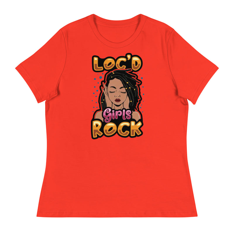 Loc'd Girls Rock Women's Relaxed T-Shirt