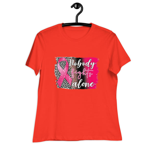 Nobody Fights Alone Women's Relaxed T-Shirt