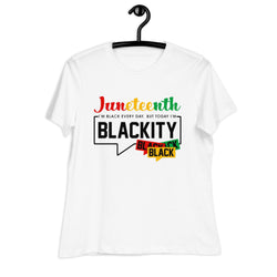 Blackity Black Women's Relaxed T-Shirt