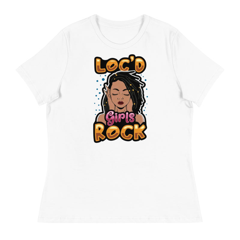 Loc'd Girls Rock Women's Relaxed T-Shirt