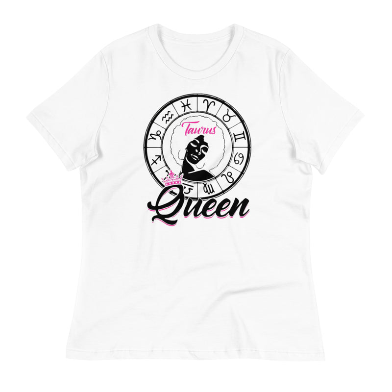 Taurus Queen Black Women's Relaxed T-Shirt