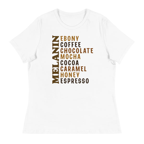 Ebony Coffee Chocolate Mocha Women's Relaxed T-Shirt