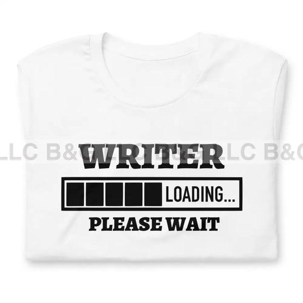 Writer Loading Unisex T-Shirt T-Shirt