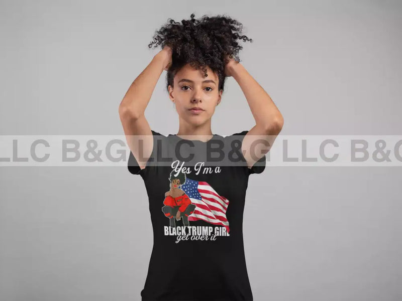 Yes I'm a Black Trump Girl Women's Relaxed T-Shirt