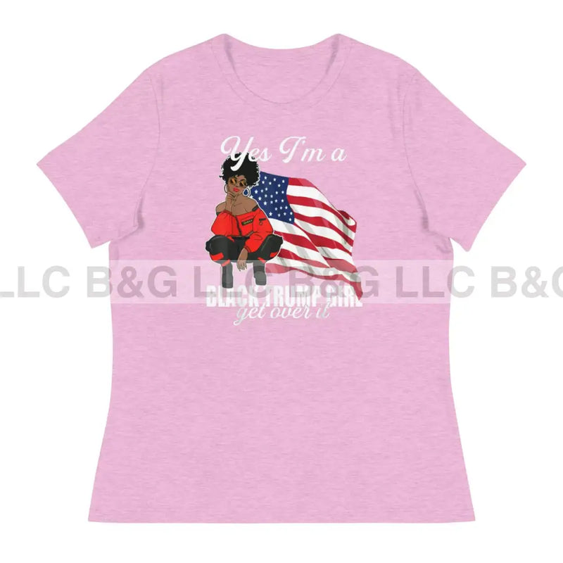 Yes I'm a Black Trump Girl Women's Relaxed T-Shirt