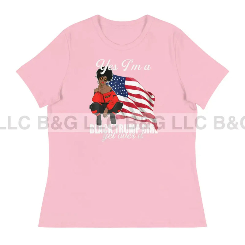 Yes I'm a Black Trump Girl Women's Relaxed T-Shirt