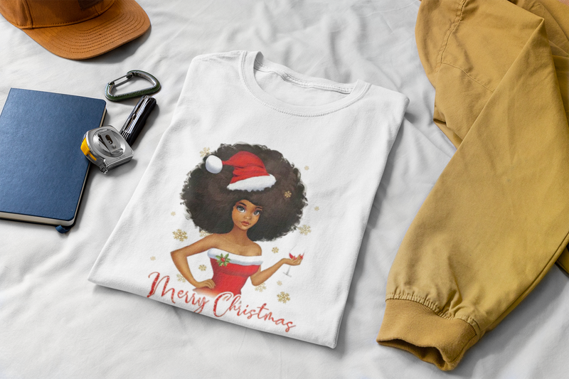 Merry Christmas Nubian T Shirt
