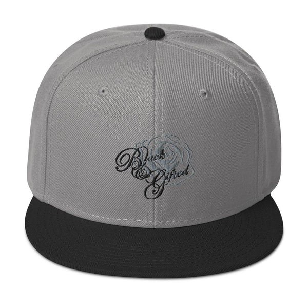 Black & Gifted Apparel: 4 US BY US - Embroidered 2-Toned Neutral Snapback Hat