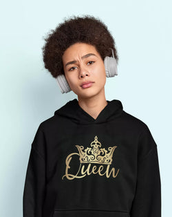 queen Unisex eco raglan hoodie