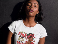 she has fire in her soul Women's Relaxed T-Shirt