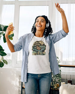 smart beautiful black powerful Women's Relaxed T-Shirt