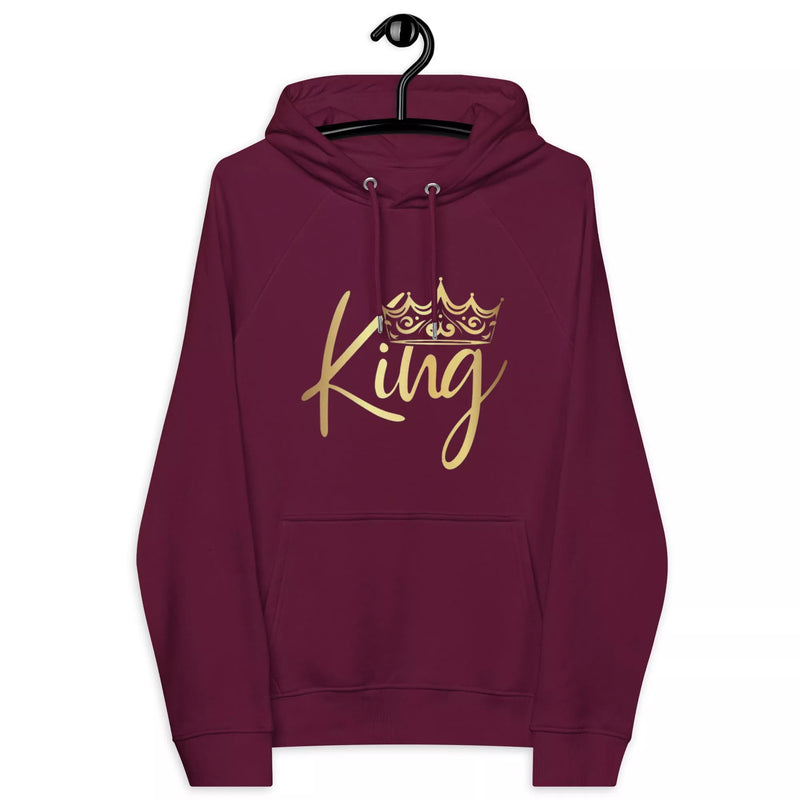 king Unisex eco raglan hoodie
