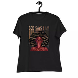 god says i am lovely Women's Relaxed T-Shirt