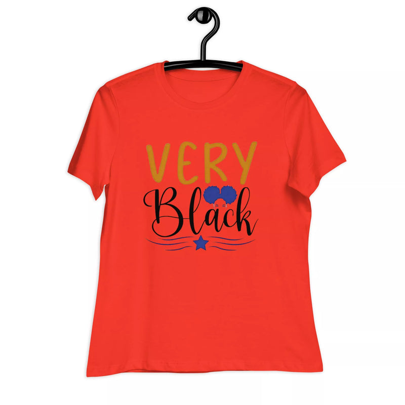 Very Black Women's Relaxed T-Shirt | Black & Gifted LLC