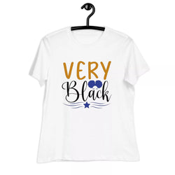 Very Black Women's Relaxed T-Shirt | Black & Gifted LLC